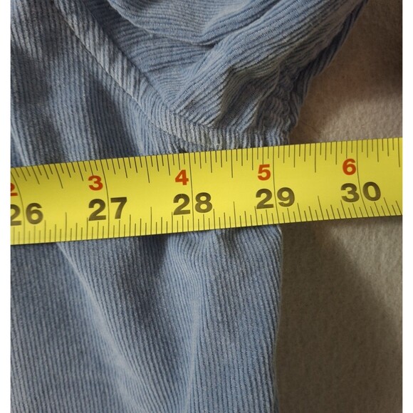 Tommy Bahama Coastline Cord Mens 2XB Sky Blue Corduroy Embroidered Logo Shirt - Picture 8 of 8
